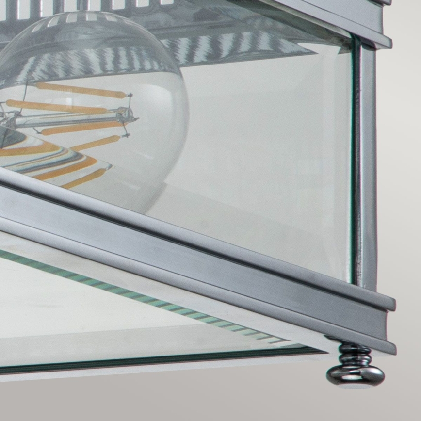 Elstead - Āra griestu gaismeklis HOLBORN 2xE27/60W/230V IP44 pulēts hroms